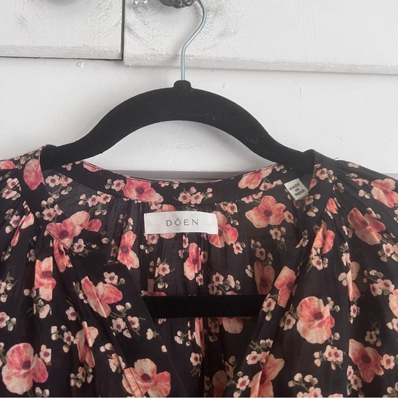 Doen Jane Blouse Poppy Black - Picture 2 of 5